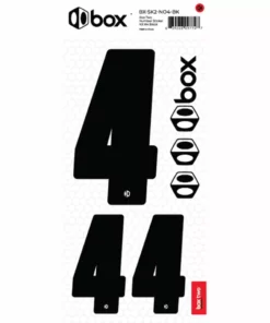 Box Two Number Sticker Set 0-9