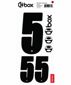 Box Two Number Sticker Set 0-9