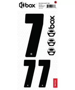 Box Two Number Sticker Set 0-9