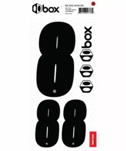 Box Two Number Sticker Set 0-9