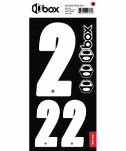 Box Two Number Sticker Set 0-9
