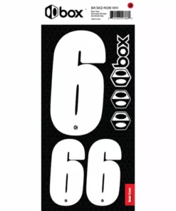 Box Two Number Sticker Set 0-9