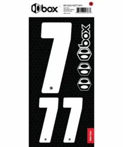 Box Two Number Sticker Set 0-9