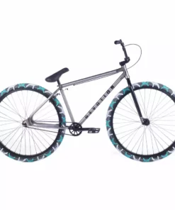 BIKES Cult Devotion 29" BMX Freestyle Bike-Raw/Teal Camo Tires