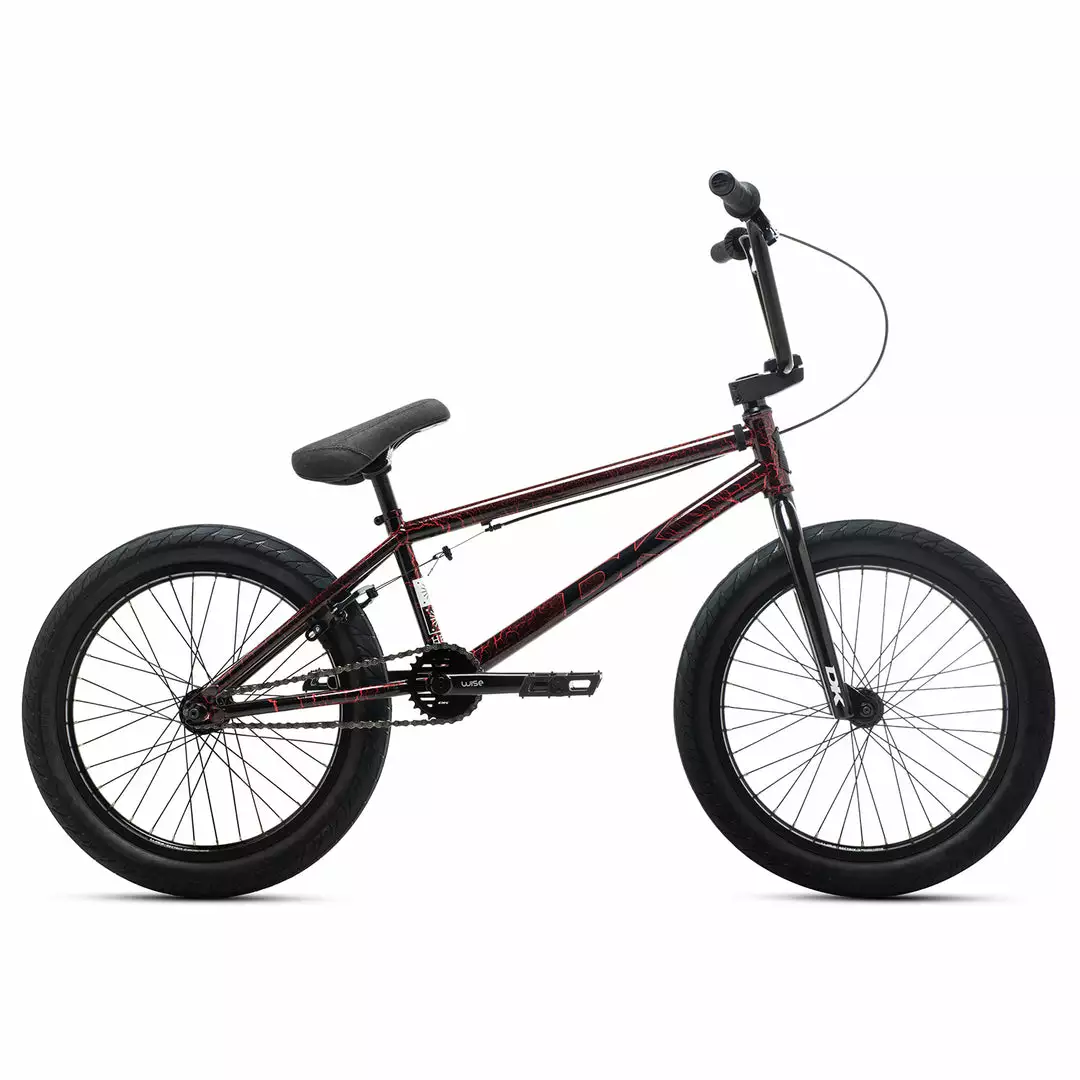 BIKES DK Helio 21"TT BMX Freestyle Bike-Black Crackle 13 BIKES DK Helio 21"TT BMX Freestyle Bike-Black Crackle