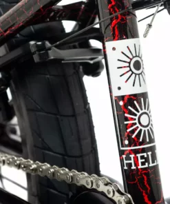 BIKES DK Helio 21"TT BMX Freestyle Bike-Black Crackle 47 BIKES DK Helio 21