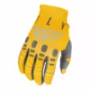 Fly Racing Kinetic K121 BMX Race Gloves-Mustard/Stone/Grey RACE WEAR