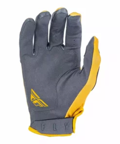 Fly Racing Kinetic K121 BMX Race Gloves-Mustard/Stone/Grey RACE WEAR