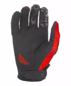 Fly Racing Kinetic K221 BMX Race Gloves-Red/Black