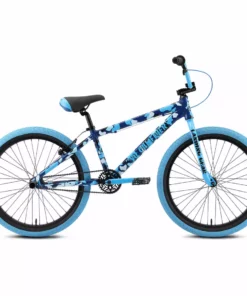 SE So Cal Flyer 24" BMX Freestyle Bike-Blue Camo