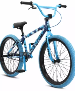 SE So Cal Flyer 24" BMX Freestyle Bike-Blue Camo