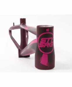 Stay Strong For Life V3 BMX Race Frame-Wine