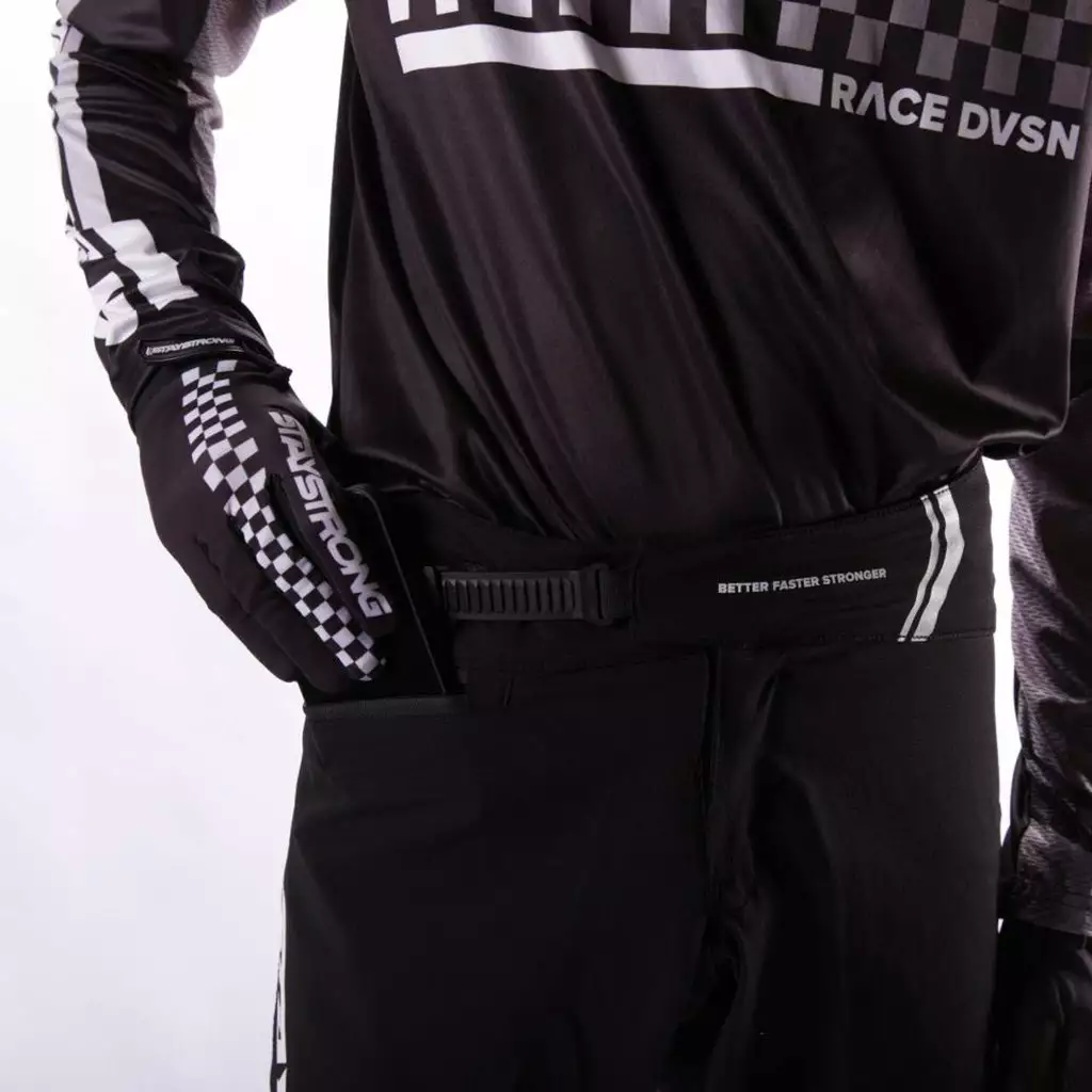 Stay Strong V2 Race Pants-Black/White 3 Stay Strong V2 Race Pants-Black/White