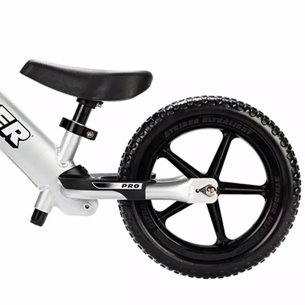 Strider 12 Pro Balance Bike-Silver 4 Strider 12 Pro Balance Bike-Silver