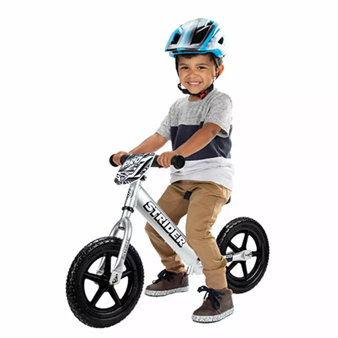Strider 12 Pro Balance Bike-Silver 6 Strider 12 Pro Balance Bike-Silver