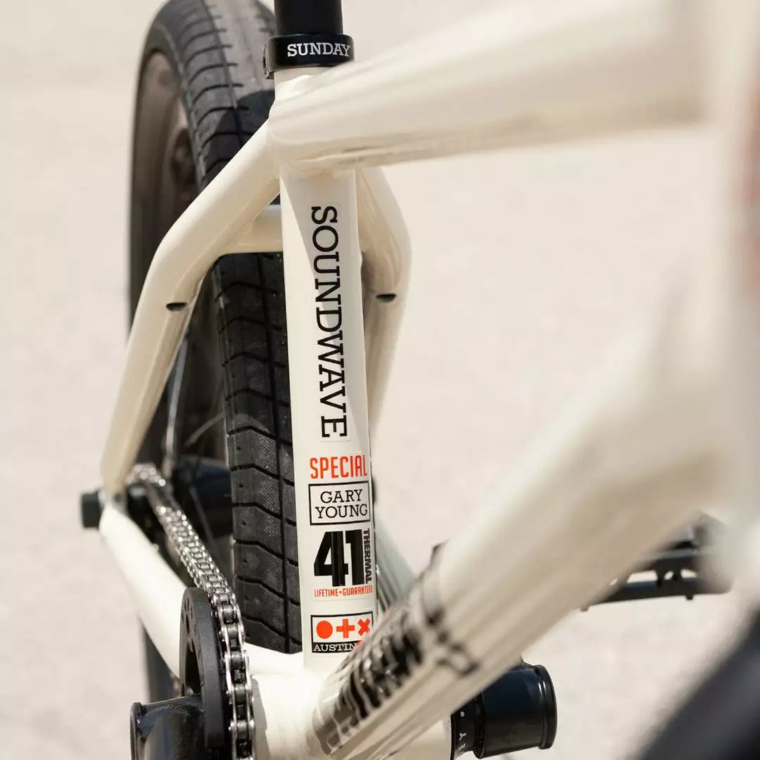 BIKES Sunday Soundwave Special FC RHD 21"TT BMX Freestyle Bike-Gloss Classic White 7 BIKES Sunday Soundwave Special FC RHD 21"TT BMX Freestyle Bike-Gloss Classic White