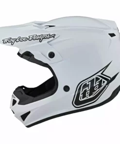 Troy Lee Designs SE4 Polyacrylite MIPS Mono Helmet-White