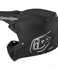 Troy Lee Designs SE5 MIPS Stealth Helmet-Black/Chrome