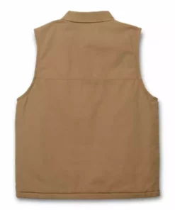 Vans X Courage Adams Drill Chore Vest-Dirt APPAREL