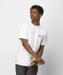 Vans X Courage Adams Off The Wall Classic T-Shirt-White