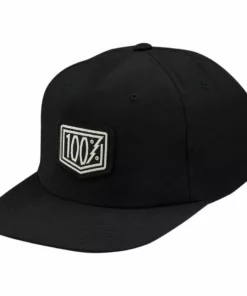 100% Pioneer Snapback Hat-OSFA-Black Hats