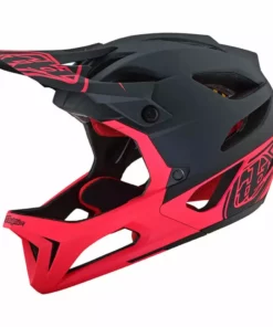 Troy Lee Designs 2019 Stage MIPS Helmet-Black/Pink PROTECTIVE GEAR
