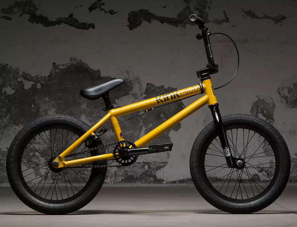 LITTLE BIKES Kink Carve 16" BMX Bike-Olympic Yellow 2 LITTLE BIKES Kink Carve 16" BMX Bike-Olympic Yellow
