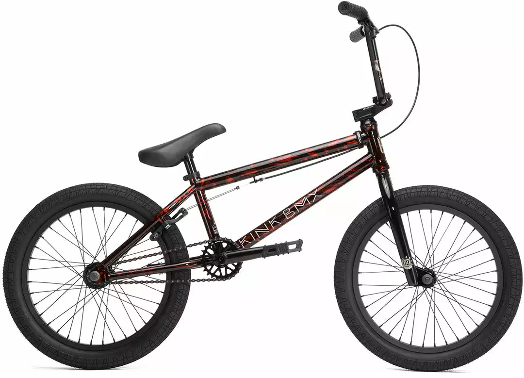 Kink Kicker 18" BMX Bike-Gloss Blood Orange Splash LITTLE BIKES 1 Kink Kicker 18" BMX Bike-Gloss Blood Orange Splash LITTLE BIKES