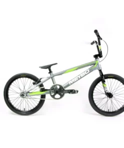 Meybo Clipper Junior BMX Race Bike-Grey-White-Lime