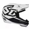 6D ATB-1 Carbon Macro Helmet-Matte White/Black PROTECTIVE GEAR