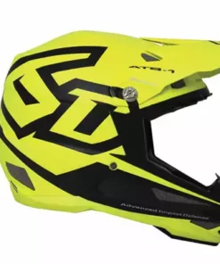 6D ATB-1 Carbon Macro Helmet-Matte Yellow/Black