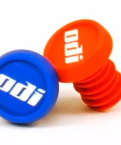 ODI Nylon Bar Ends-White Grips