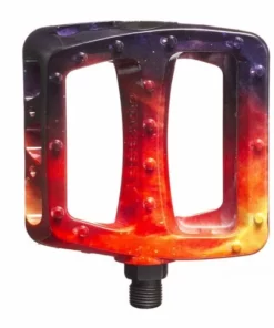 Odyssey Twisted PC Platform Pedals-Ltd Ed Galaxy-Red