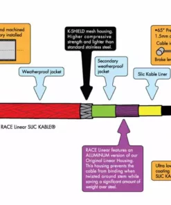 Odyssey Race Linear Brake Cable Brake Cables