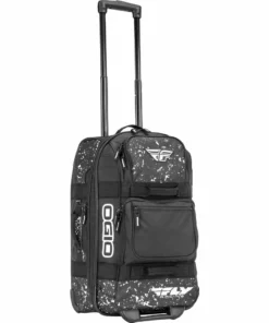 Travel Bags Fly Ogio Layover Roller Bag-Black/White