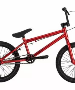 Premium Solo BMX Bike-18"-Gloss Candy Red