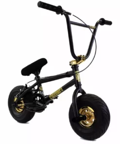 Fat Boy Black Hawk Pro Mini Bike - Black/Gold FREESTYLE BIKES