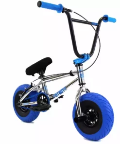 Fat Boy Tomahawk Pro Mini Bike - Chrome/Blue
