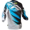 Fly Racing Kinetic Inversion Mesh Race Jersey-Blue/White