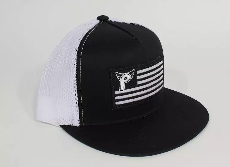APPAREL Profile Nation Snapback Hat - Black/White 1 APPAREL Profile Nation Snapback Hat - Black/White