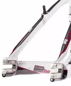 Prophecy Scud BMX Race Frame Kit-Black/White/Red