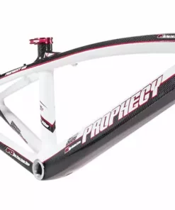Prophecy Scud BMX Race Frame Kit-Black/White/Red