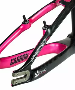 Prophecy Scud Evo Carbon BMX Race Frame-Matte Carbon/Pink