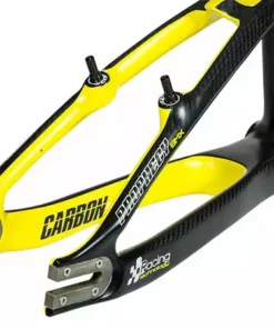 FRAMES Prophecy Scud Evo Carbon BMX Race Frame-Matte Carbon/Yellow