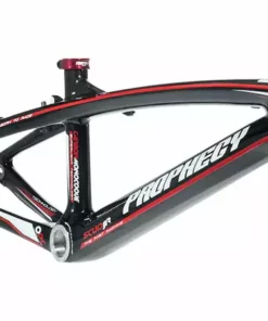 FRAMES Prophecy Scud Carbon BMX Race Frame-Junior-Limited Edition Gloss Black/Red/White