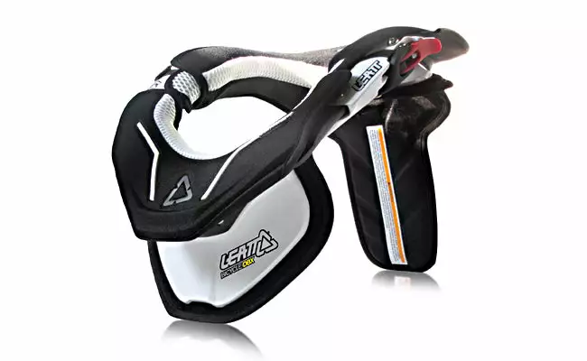 PROTECTIVE GEAR Leatt DBX Comp 2 Neck Brace-White/Black 1 PROTECTIVE GEAR Leatt DBX Comp 2 Neck Brace-White/Black