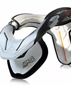 Leatt DBX Ride Neck Brace-White/Gray