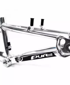 PURE V5 BMX Race Frame-Polished/Black