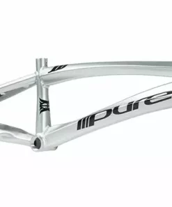 Pure V4 BMX Race Frame-Silver/Black