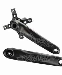 GT Chromoly Race 2-Piece Crankset-Black
